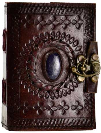 Stone Eye leather w/ latch (image for) Stone Eye leather w/ latch