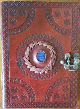 5" x 7" God's Eye Embossed leather w/ latch (image for) 5" x 7" God's Eye Embossed leather w/ latch