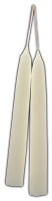 7" White taper pair (image for) 7" White taper pair