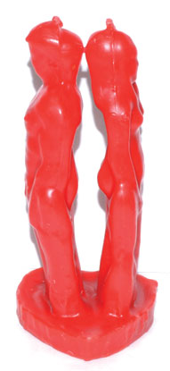 6 1/2" Red Separation candle (image for) 6 1/2" Red Separation candle