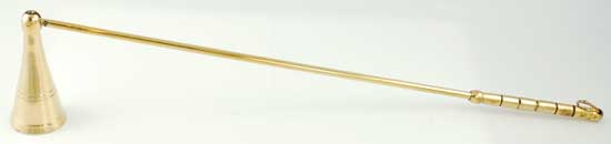 Long Brass Candle Snuffer (image for) Long Brass Candle Snuffer