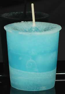 Dreams Herbal votive - light aqua (image for) Dreams Herbal votive - light aqua