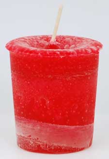 Seduction Herbal votive - red pink (image for) Seduction Herbal votive - red pink