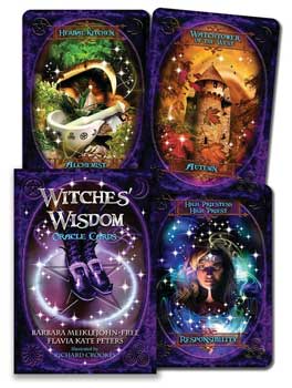 Witches' Wisdom oracle by Meiklejohn-Free & Peters (image for) Witches' Wisdom oracle by Meiklejohn-Free & Peters