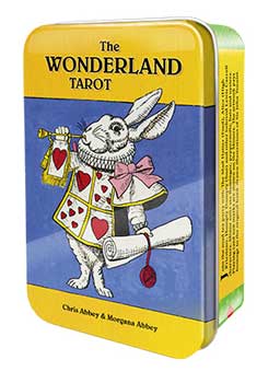 Wonderland Tarot tin by Abbey & Abbey (image for) Wonderland Tarot tin by Abbey & Abbey