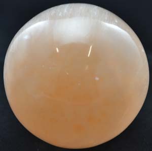 2"- 3" Orange Selenite crystal ball (image for) 2"- 3" Orange Selenite crystal ball