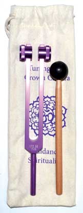 8 1/2" Crown (purple) tuning fork (image for) 8 1/2" Crown (purple) tuning fork