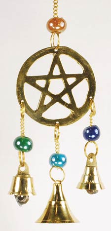 Three Bell Pentagram wind chime (image for) Three Bell Pentagram wind chime