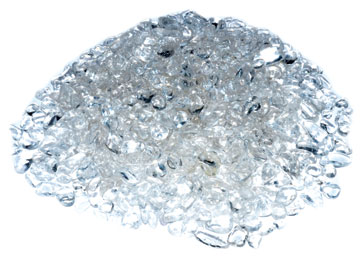 1 lb Quartz tumbled chips (image for) 1 lb Quartz tumbled chips