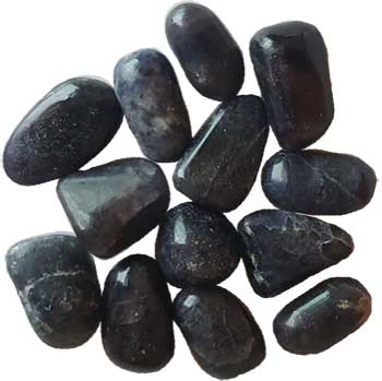 1 lb Iolite tumbled stones (image for) 1 lb Iolite tumbled stones
