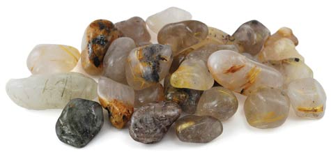 1 Lb Rutile tumbled (image for) 1 Lb Rutile tumbled
