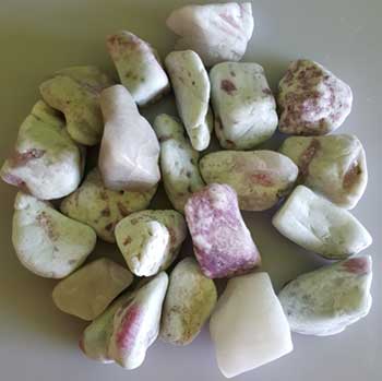 1 lb Tourmaline, Pink tumbled stones (image for) 1 lb Tourmaline, Pink tumbled stones