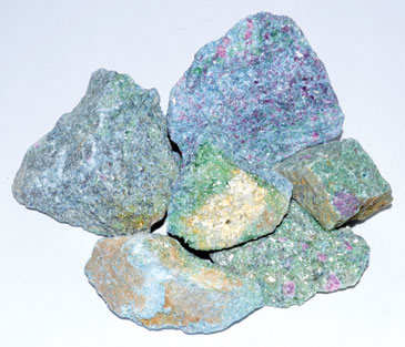 1 lb Ruby Zoisite untumbled stones (image for) 1 lb Ruby Zoisite untumbled stones