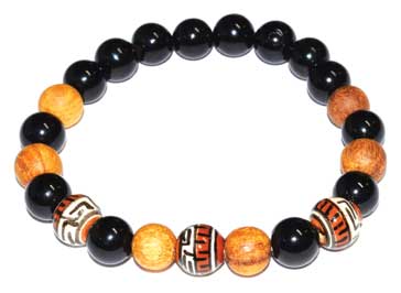 8mm Palo Santo Black Tourmaline bracelet (image for) 8mm Palo Santo Black Tourmaline bracelet