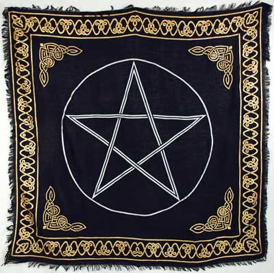 Gold Bordered Pentagram 36" x 36" (image for) Gold Bordered Pentagram 36" x 36"