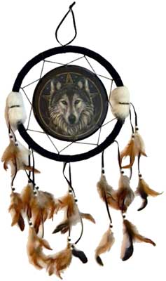 Wolf dream catcher (image for) Wolf dream catcher