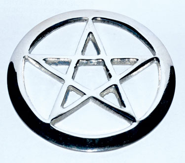 2 3/4" Pentagram altar tile (image for) 2 3/4" Pentagram altar tile