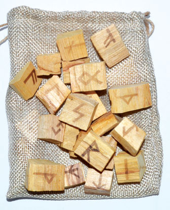 Palo Santo rune set (image for) Palo Santo rune set