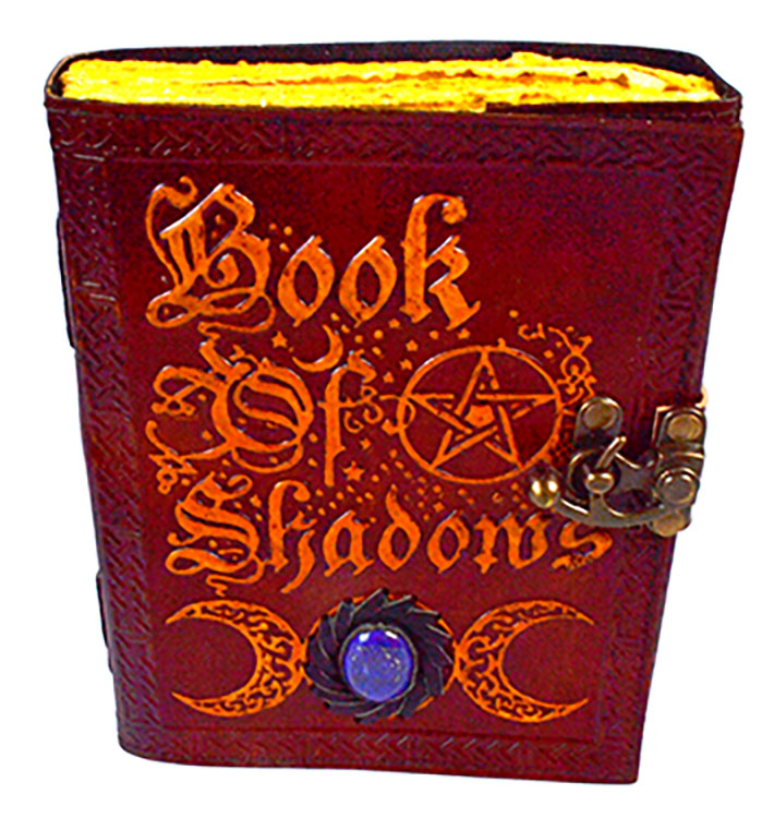 Book of Shadows Journal aged looking paper leather w/ latch (image for) Book of Shadows Journal aged looking paper leather w/ latch