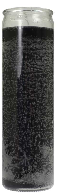Black 7-day jar candle (image for) Black 7-day jar candle