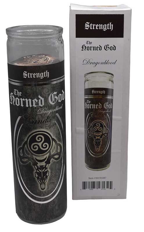 90 hr Horned God (Dragonblood) jar candle (image for) 90 hr Horned God (Dragonblood) jar candle