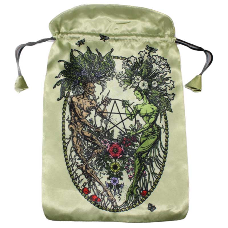 Magickal Botanical tarot bag 6" x 9" (image for) Magickal Botanical tarot bag 6" x 9"