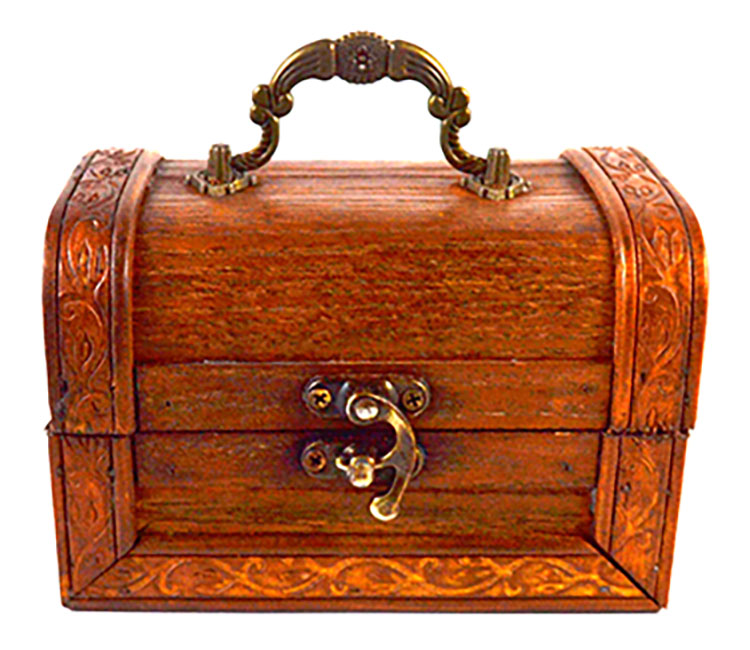 4" x 5 1/2" x 3 3/4" antique wood box (image for) 4" x 5 1/2" x 3 3/4" antique wood box