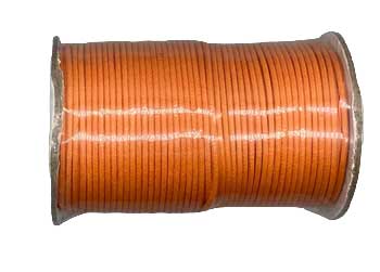 Orange Waxed Cotton cord 2mm 100 yds (image for) Orange Waxed Cotton cord 2mm 100 yds
