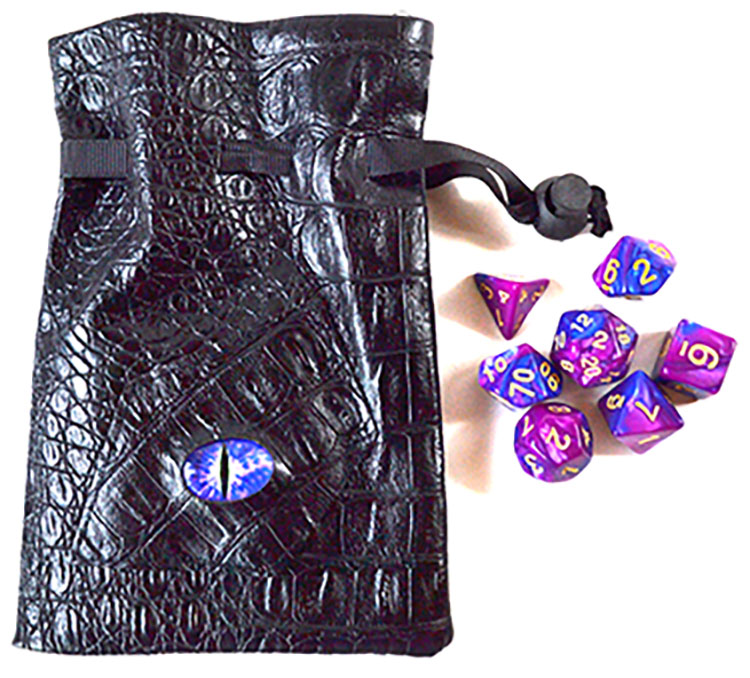 Purple Eye Bag gaming dice (image for) Purple Eye Bag gaming dice
