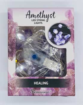 6.5 ft LED light string Healing (amethyst) (image for) 6.5 ft LED light string Healing (amethyst)