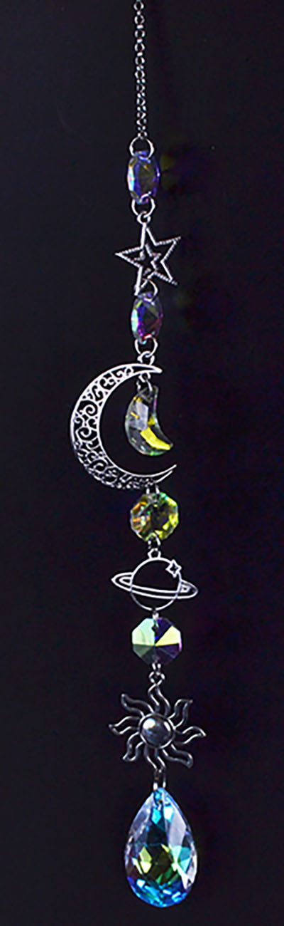 17" Celestial Crescent sun catcher (image for) 17" Celestial Crescent sun catcher