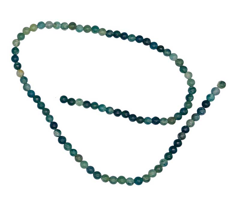 4mm Moss Agate beads (image for) 4mm Moss Agate beads