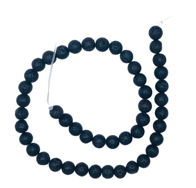 8mm Lava beads (image for) 8mm Lava beads