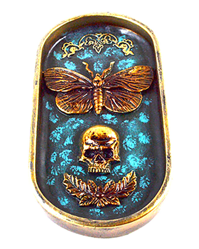 6 1/2" Death Moth burner (image for) 6 1/2" Death Moth burner