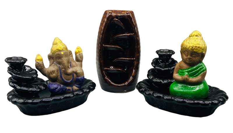 Various Ceramic back flow incense burner (image for) Various Ceramic back flow incense burner