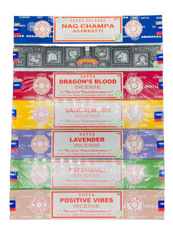 (set of 7) 15gms 7 Variety incense stick (image for) (set of 7) 15gms 7 Variety incense stick