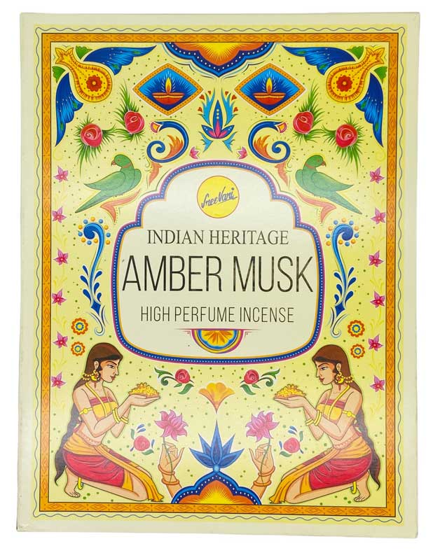 15 gm Amber Musk incense sticks indian heritage (image for) 15 gm Amber Musk incense sticks indian heritage