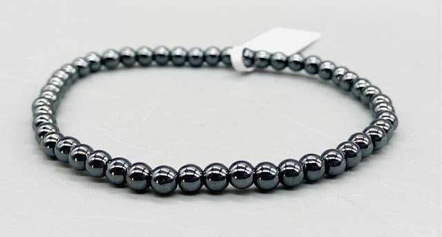 4mm Hematite bracelet (image for) 4mm Hematite bracelet