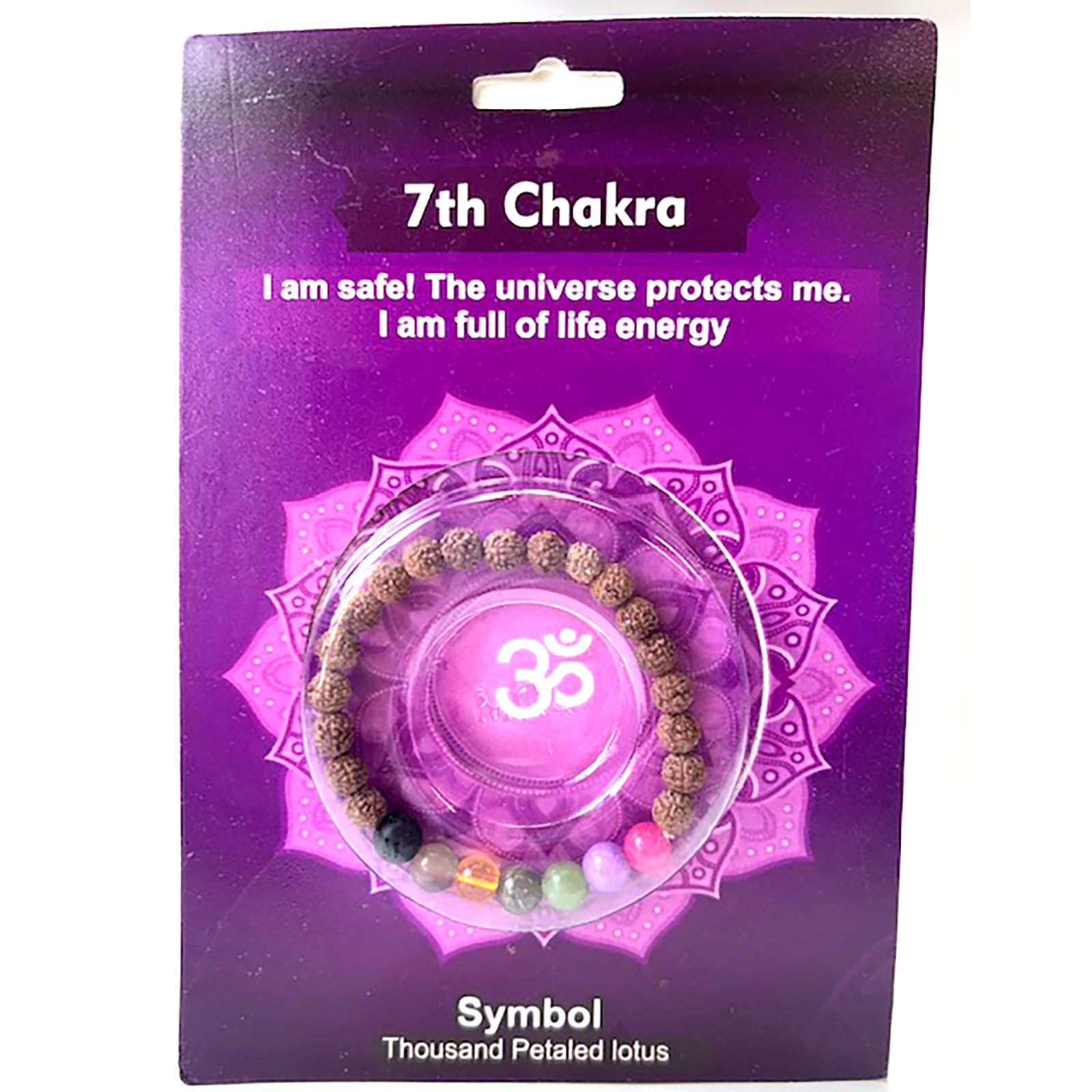 7th Chakra Rudraksha bracelet (image for) 7th Chakra Rudraksha bracelet