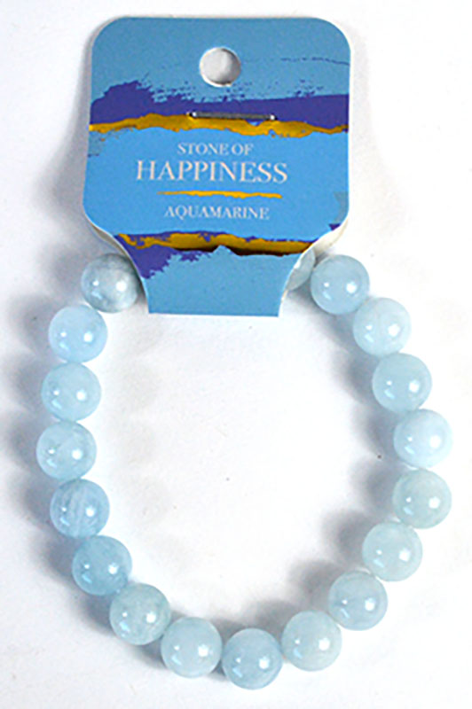 8mm Aquamarine bracelet (image for) 8mm Aquamarine bracelet