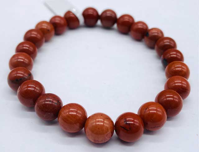 8mm Jasper, Red bracelet (image for) 8mm Jasper, Red bracelet