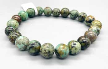 8mm Turquoise, African bracelet (image for) 8mm Turquoise, African bracelet