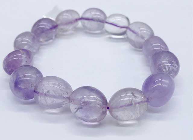 Amethyst gemstone bracelet (image for) Amethyst gemstone bracelet