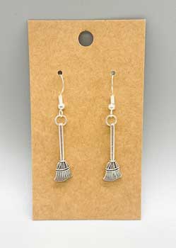 Witches Broom earrings (image for) Witches Broom earrings
