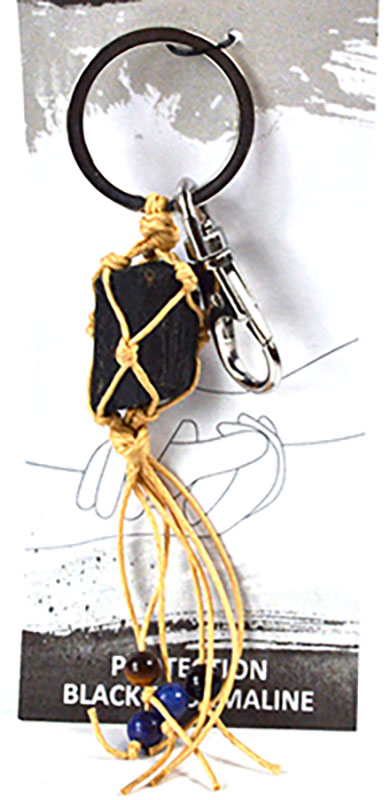 Protection/ Black Tourmaline keychain (image for) Protection/ Black Tourmaline keychain