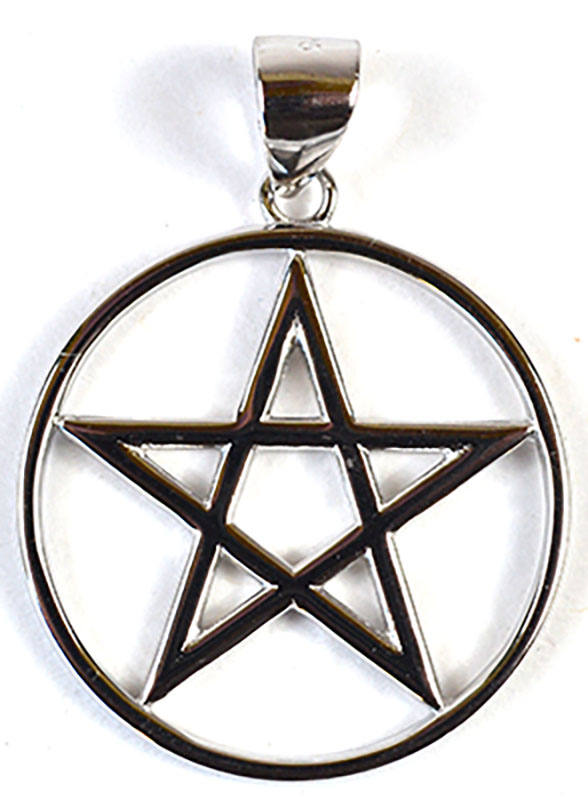 7/8" Pentagram sterling (image for) 7/8" Pentagram sterling