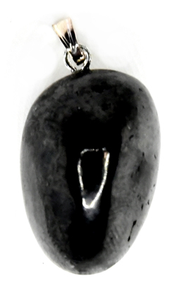 Shungite tumbled pendant (image for) Shungite tumbled pendant