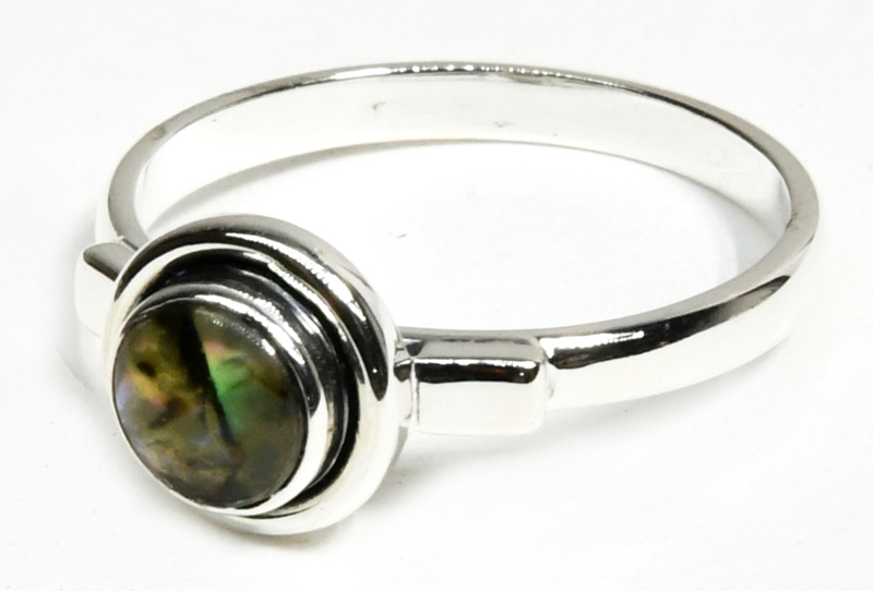 size 9 Abalone Shell ring (image for) size 9 Abalone Shell ring