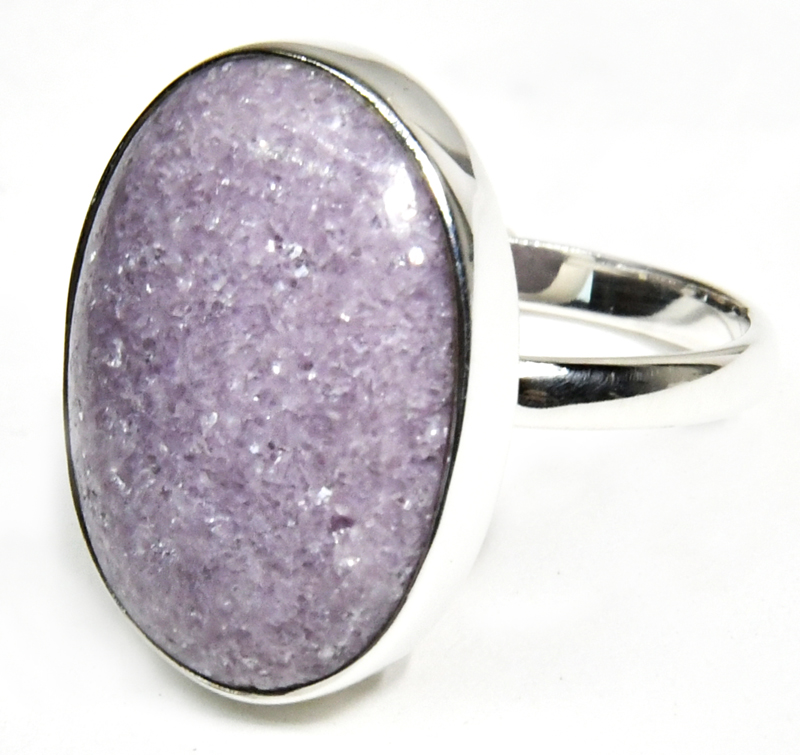size 9 Lepidolite ring (image for) size 9 Lepidolite ring