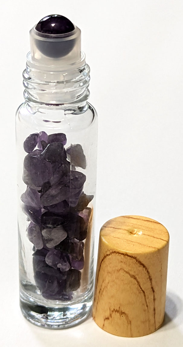 Amethyst in roller bottle 10ml (image for) Amethyst in roller bottle 10ml